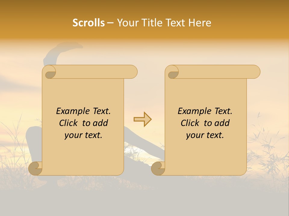Sky Punch Man PowerPoint Template