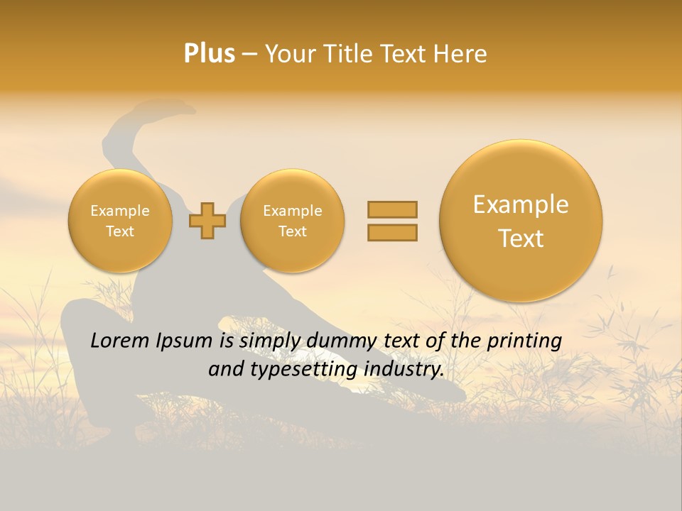 Sky Punch Man PowerPoint Template