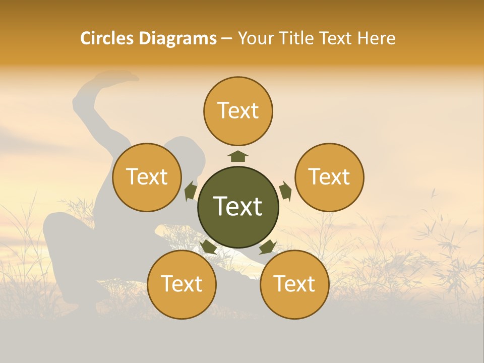 Sky Punch Man PowerPoint Template