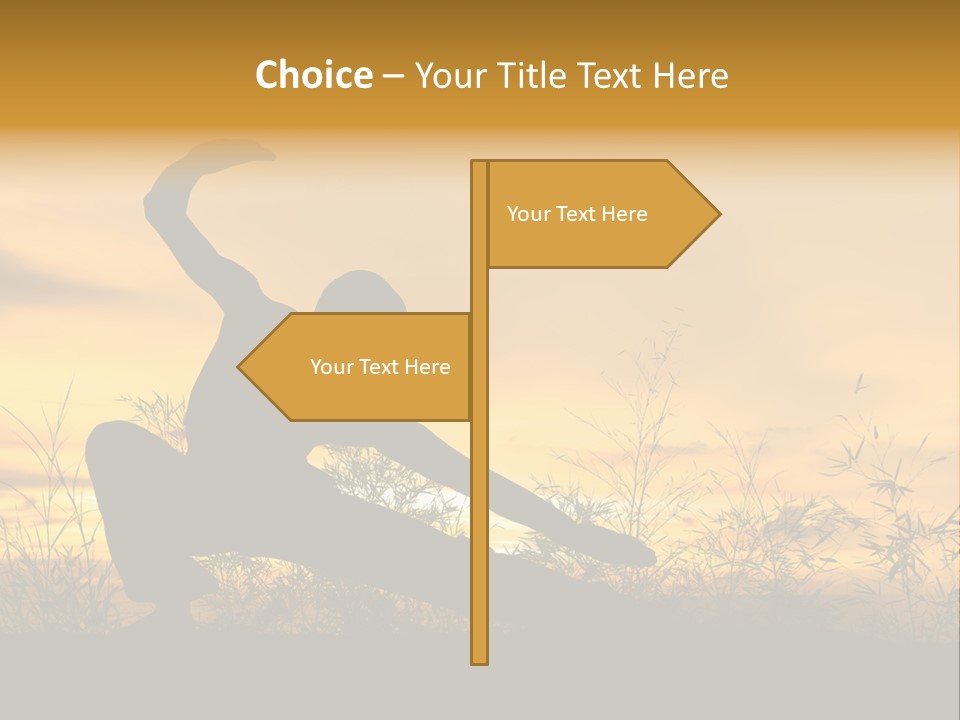 Sky Punch Man PowerPoint Template