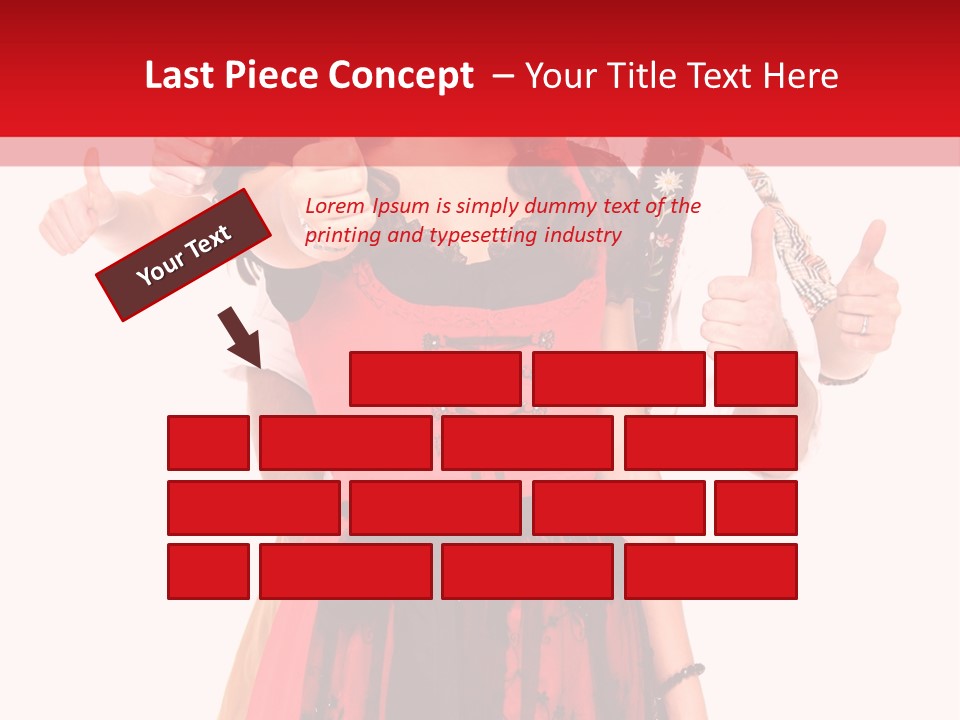 Hand Sign Symbol Bavaria PowerPoint Template