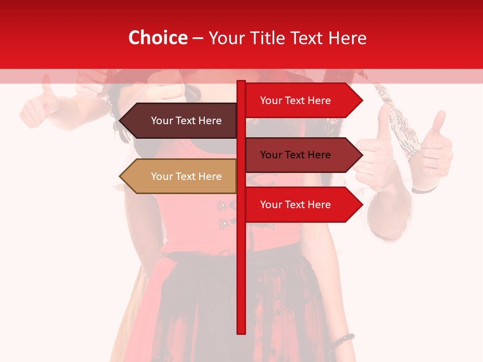 Hand Sign Symbol Bavaria PowerPoint Template