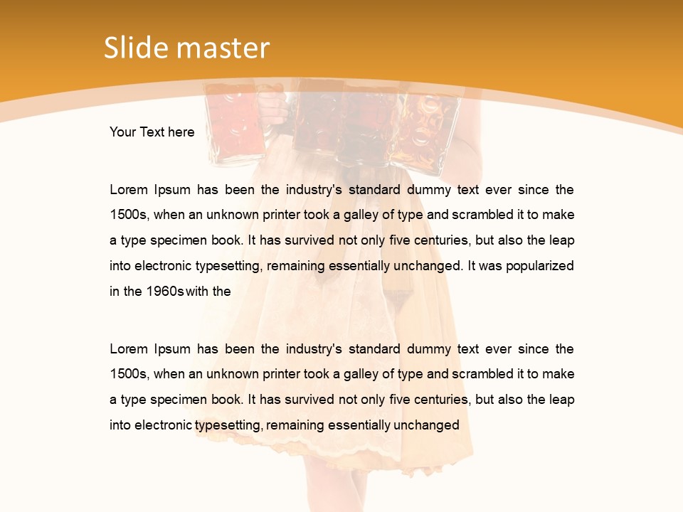 Indoors Tame Beautiful PowerPoint Template