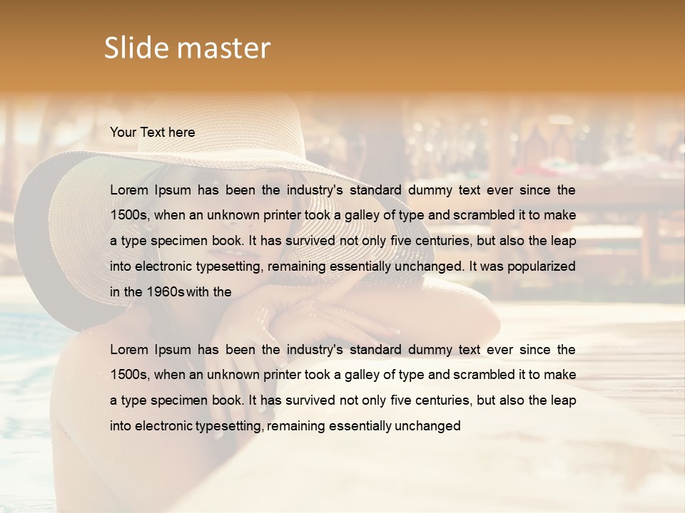 Emotions Honeymoon Baths PowerPoint Template