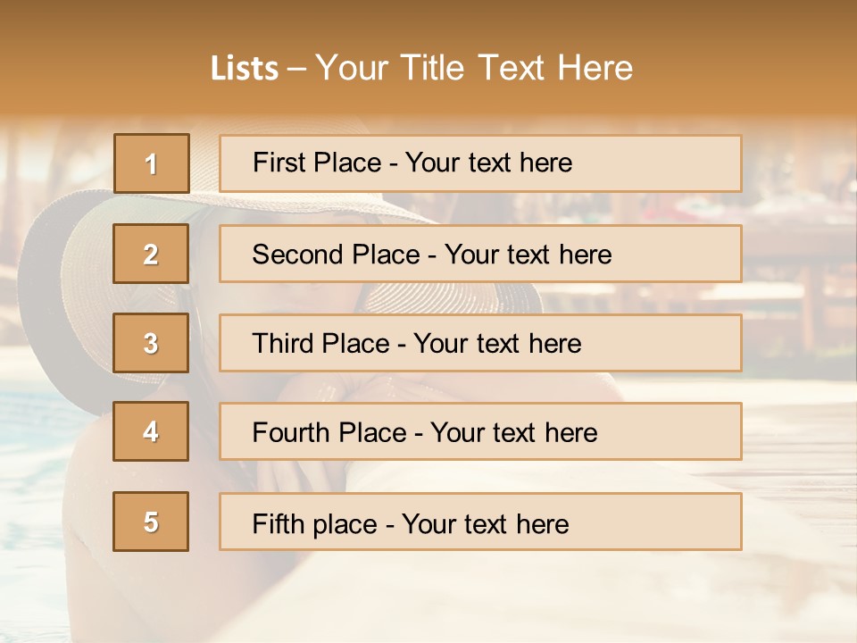 Emotions Honeymoon Baths PowerPoint Template