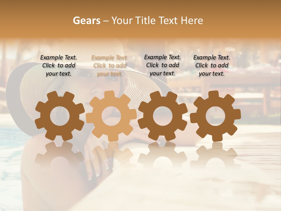 Emotions Honeymoon Baths PowerPoint Template