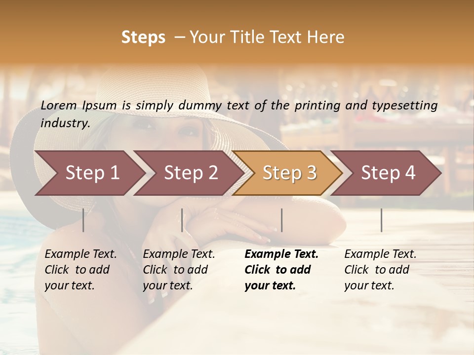 Emotions Honeymoon Baths PowerPoint Template