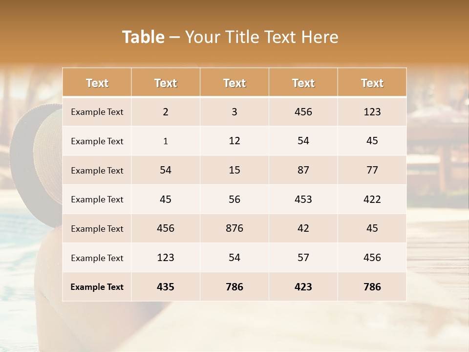Emotions Honeymoon Baths PowerPoint Template