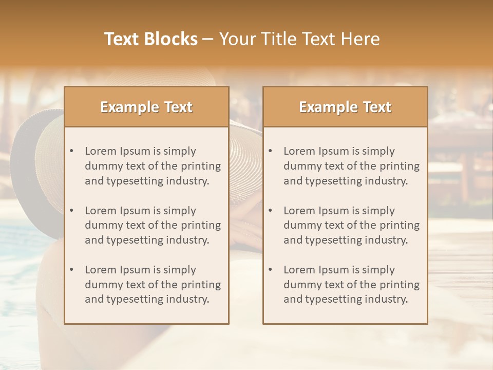 Emotions Honeymoon Baths PowerPoint Template