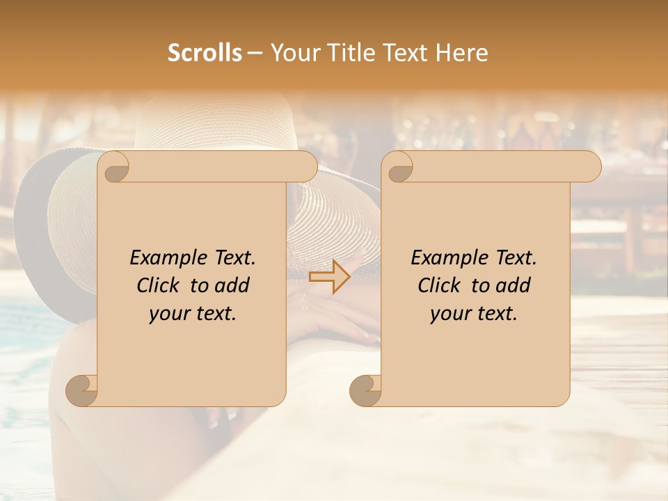 Emotions Honeymoon Baths PowerPoint Template