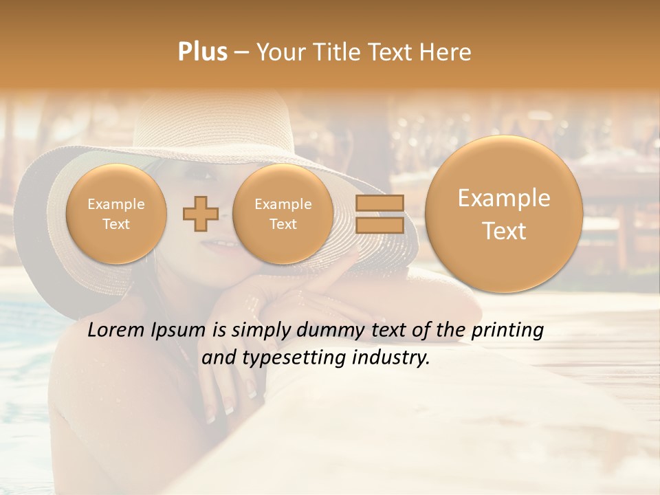 Emotions Honeymoon Baths PowerPoint Template