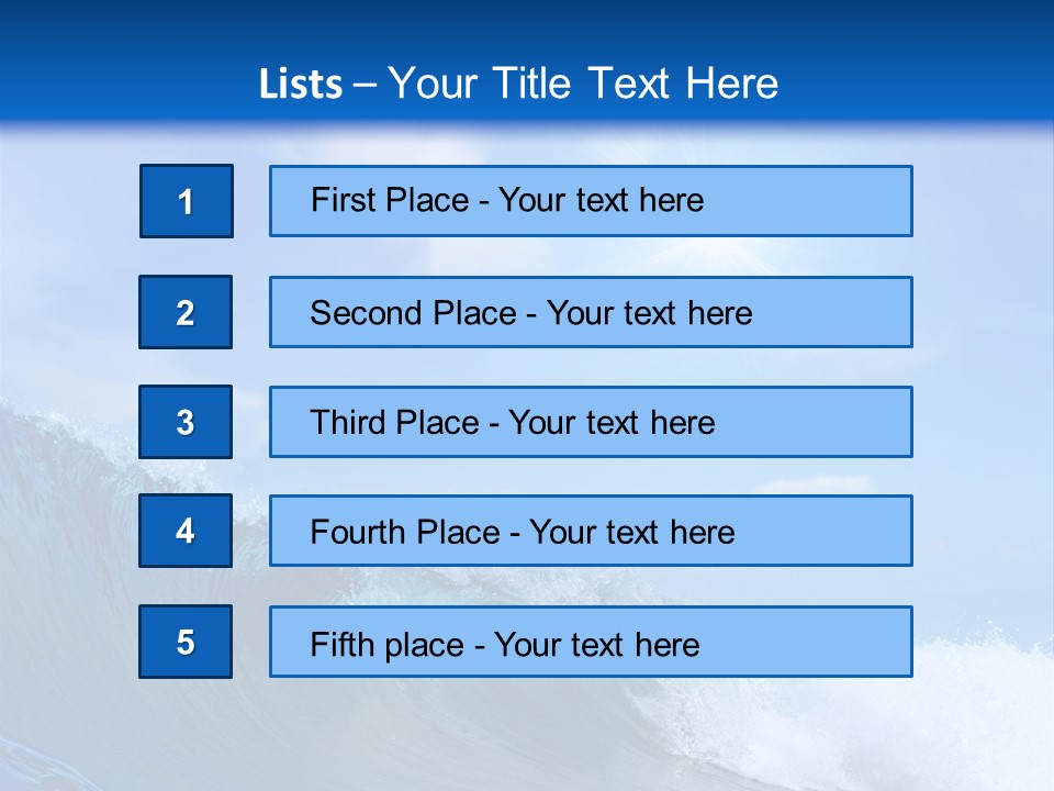 Beauty Adventure Sealife PowerPoint Template
