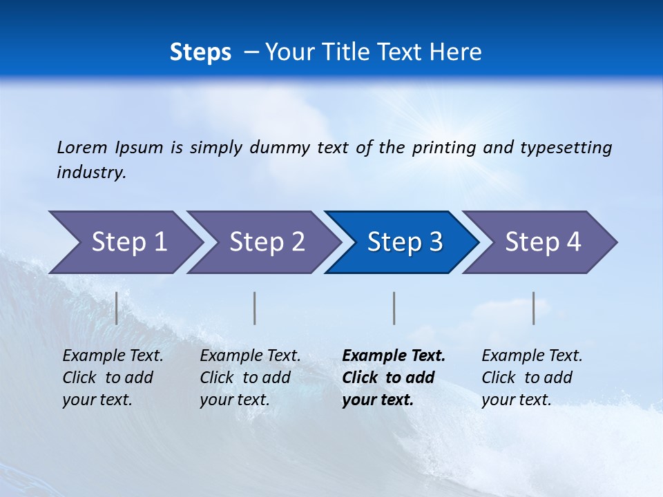Beauty Adventure Sealife PowerPoint Template