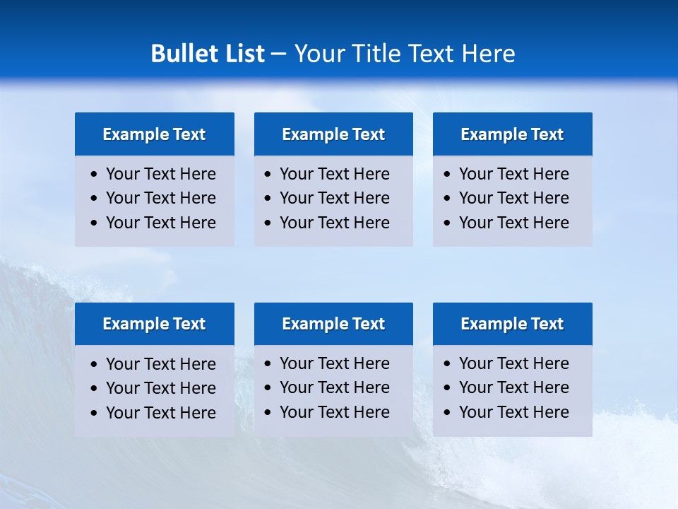 Beauty Adventure Sealife PowerPoint Template