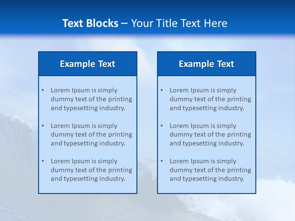 Beauty Adventure Sealife PowerPoint Template