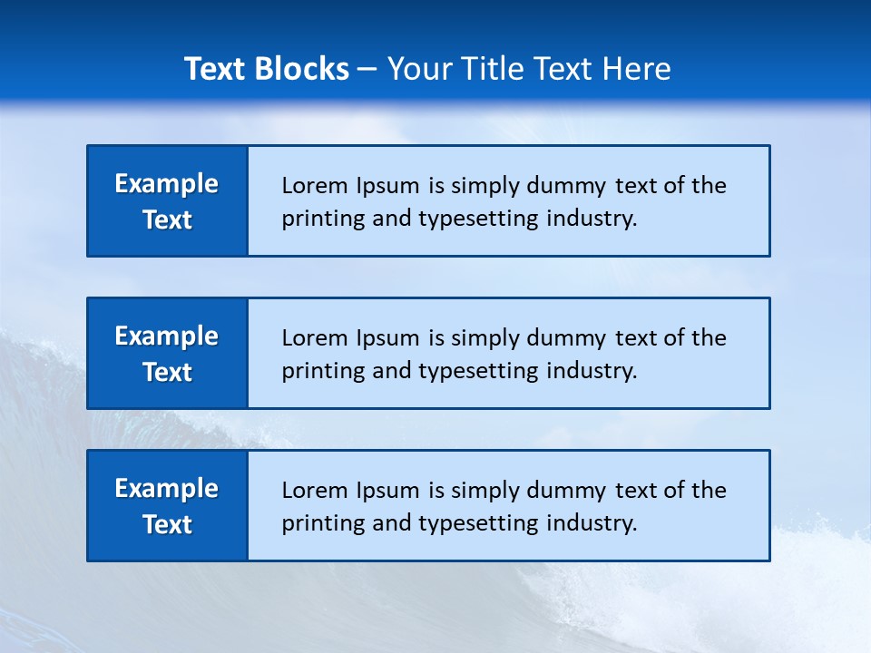 Beauty Adventure Sealife PowerPoint Template