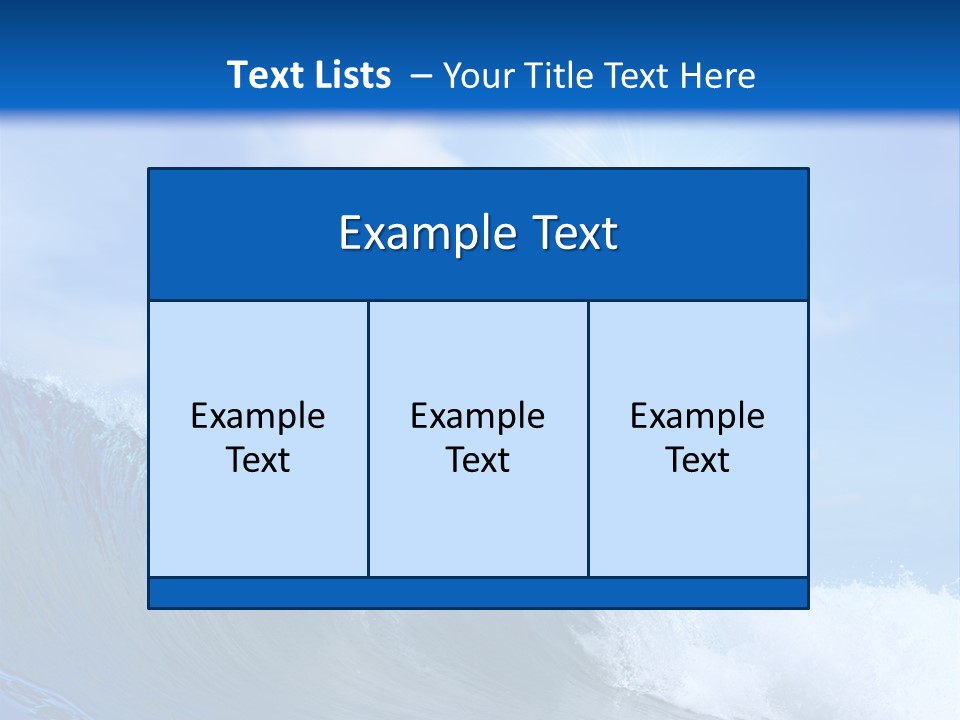 Beauty Adventure Sealife PowerPoint Template