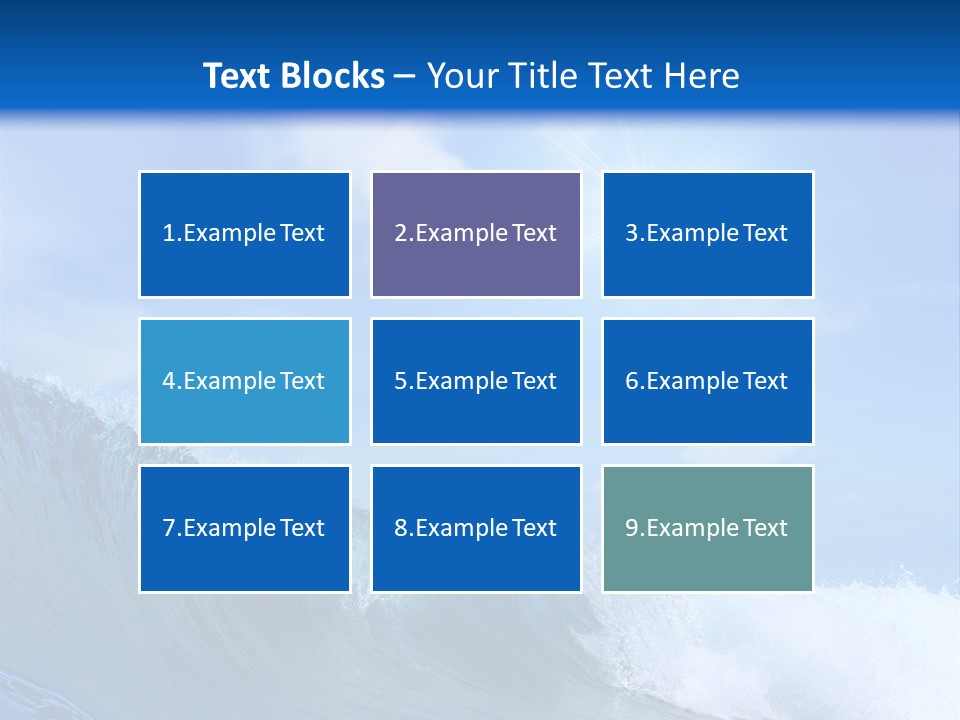 Beauty Adventure Sealife PowerPoint Template