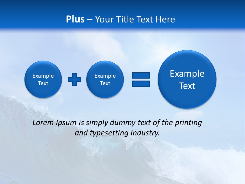 Beauty Adventure Sealife PowerPoint Template