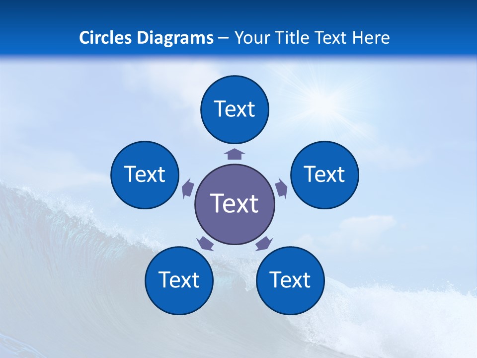 Beauty Adventure Sealife PowerPoint Template