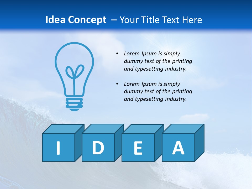 Beauty Adventure Sealife PowerPoint Template