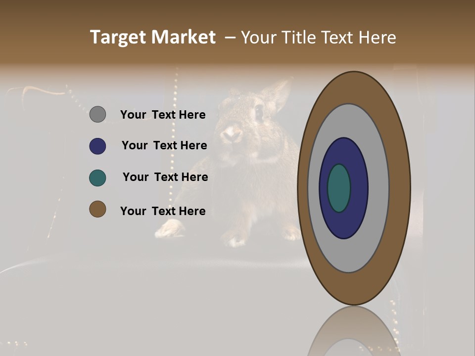 Wildlife Indoors Rabbit PowerPoint Template