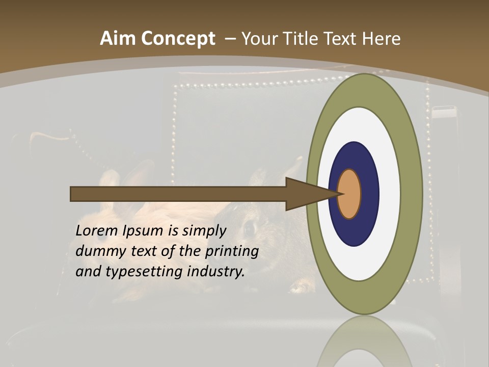 Indoors Tame Beautiful PowerPoint Template