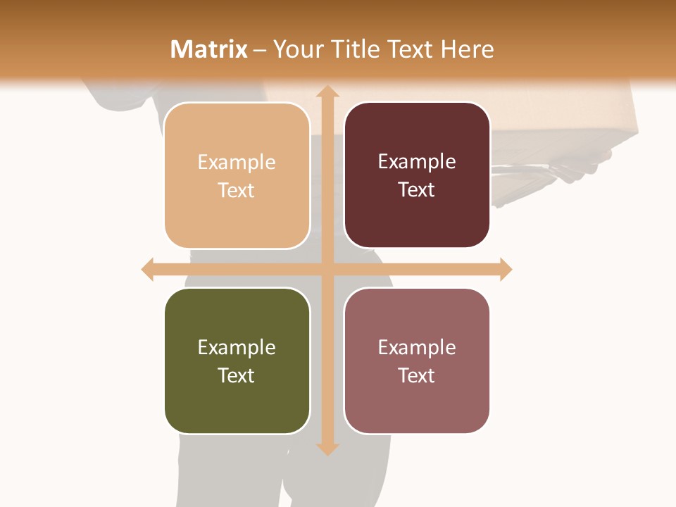 Isolated Fragile Holding PowerPoint Template