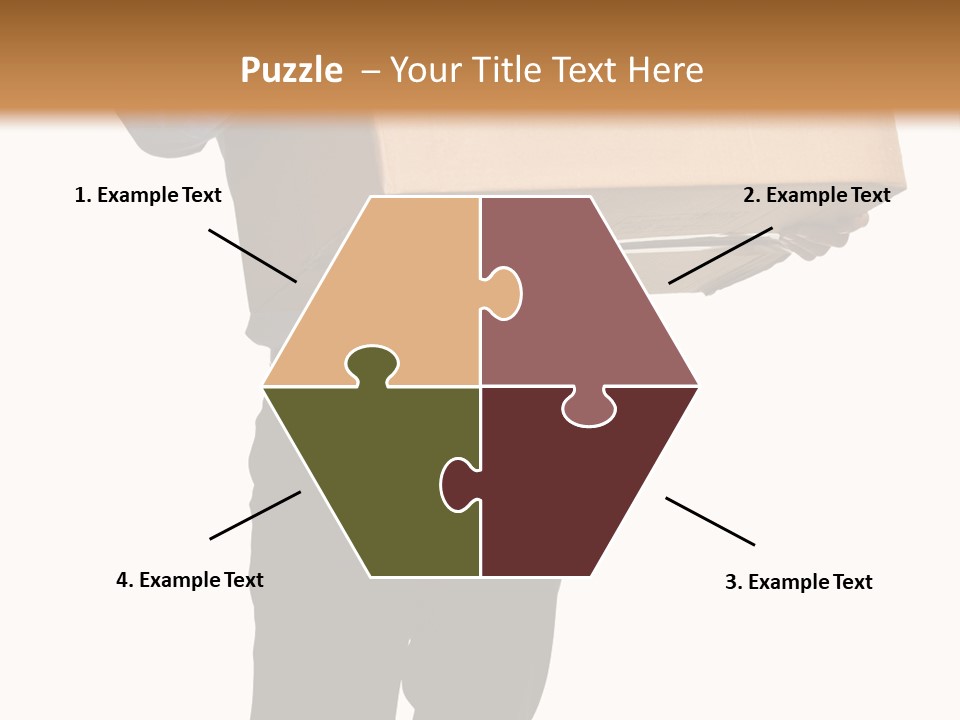 Isolated Fragile Holding PowerPoint Template