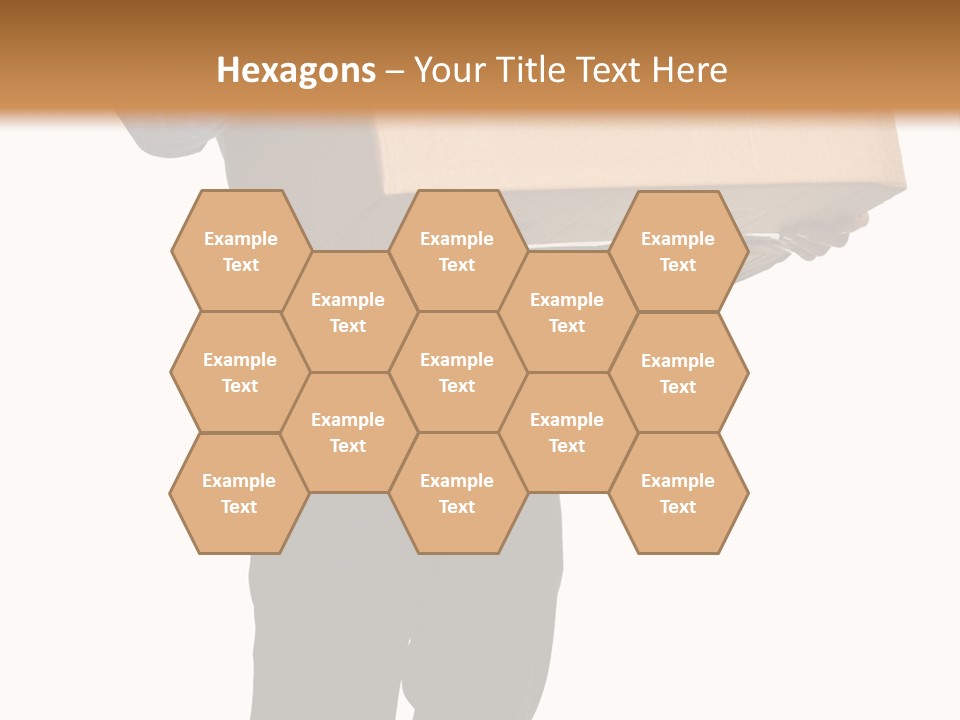 Isolated Fragile Holding PowerPoint Template