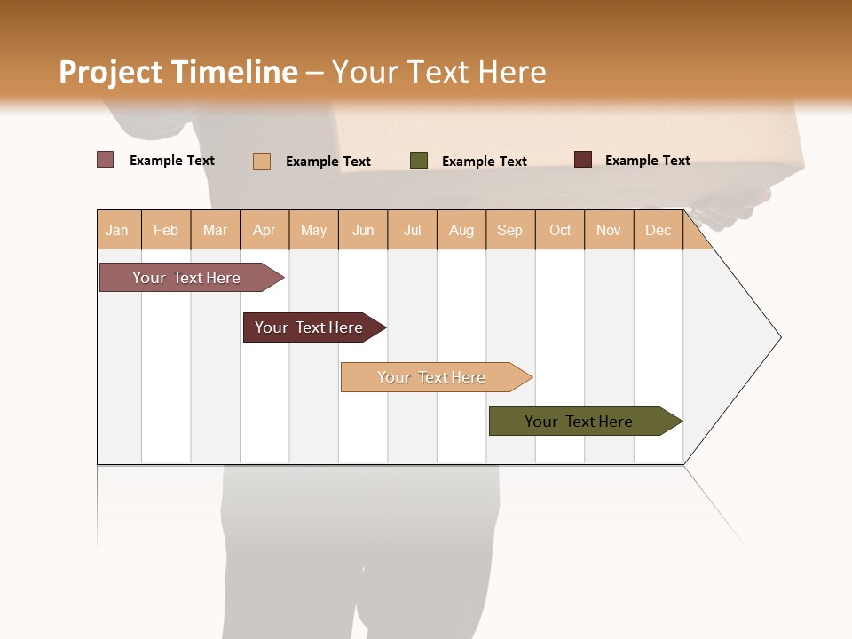 Isolated Fragile Holding PowerPoint Template