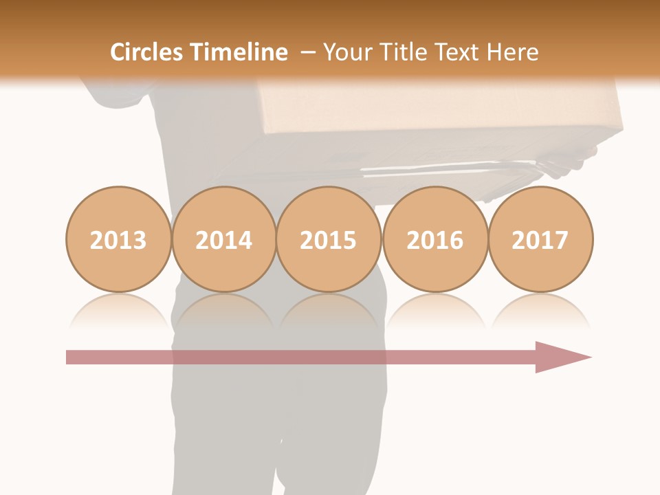 Isolated Fragile Holding PowerPoint Template