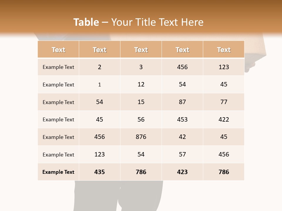 Isolated Fragile Holding PowerPoint Template