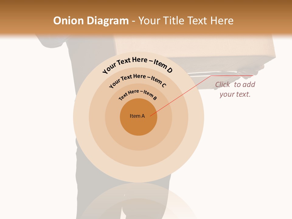 Isolated Fragile Holding PowerPoint Template