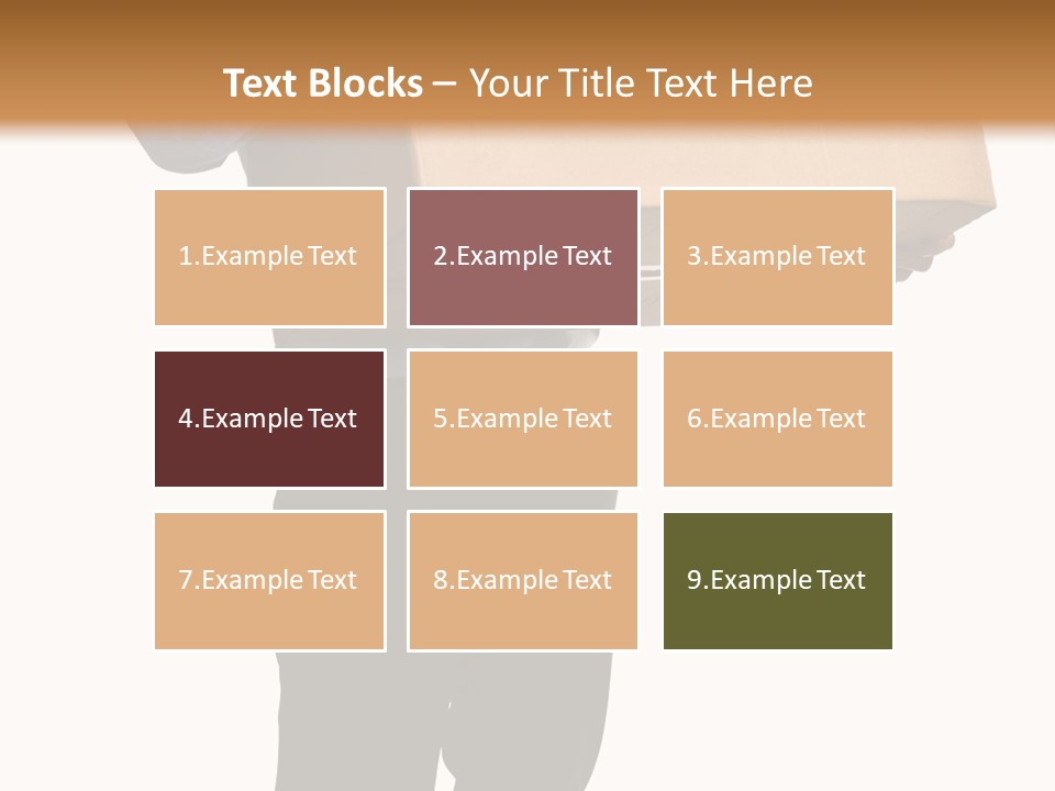 Isolated Fragile Holding PowerPoint Template
