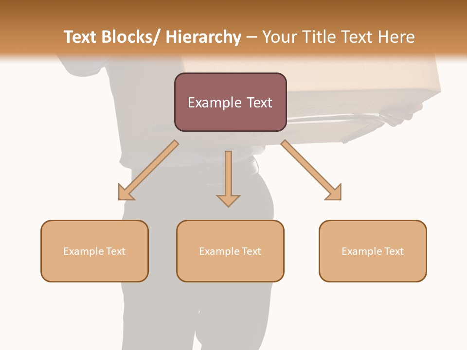 Isolated Fragile Holding PowerPoint Template