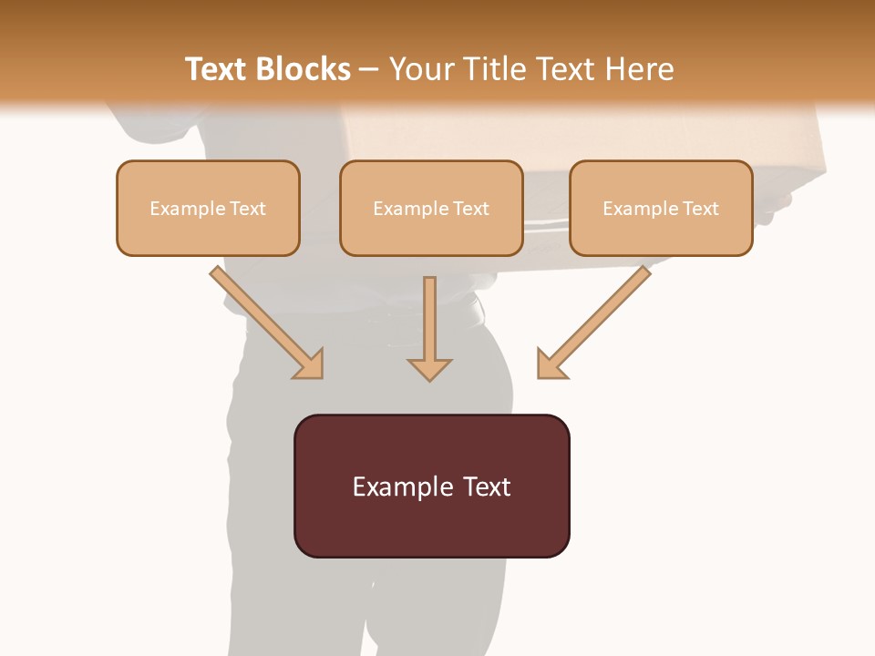 Isolated Fragile Holding PowerPoint Template