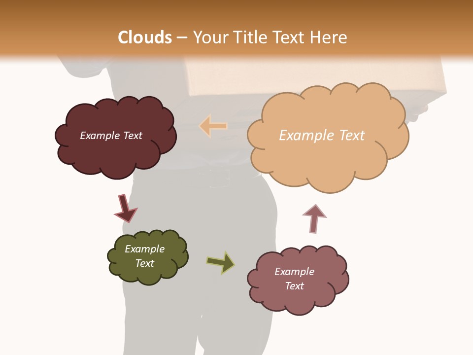 Isolated Fragile Holding PowerPoint Template