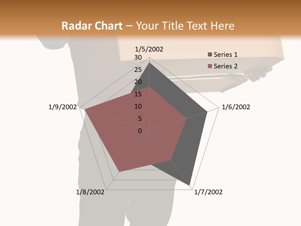 Isolated Fragile Holding PowerPoint Template
