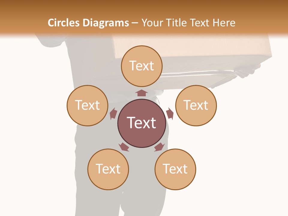 Isolated Fragile Holding PowerPoint Template