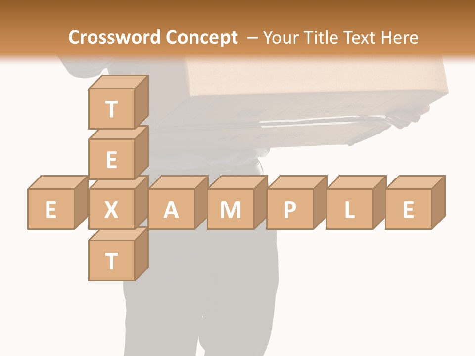 Isolated Fragile Holding PowerPoint Template