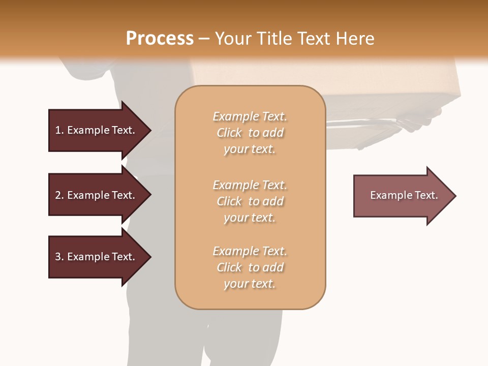 Isolated Fragile Holding PowerPoint Template