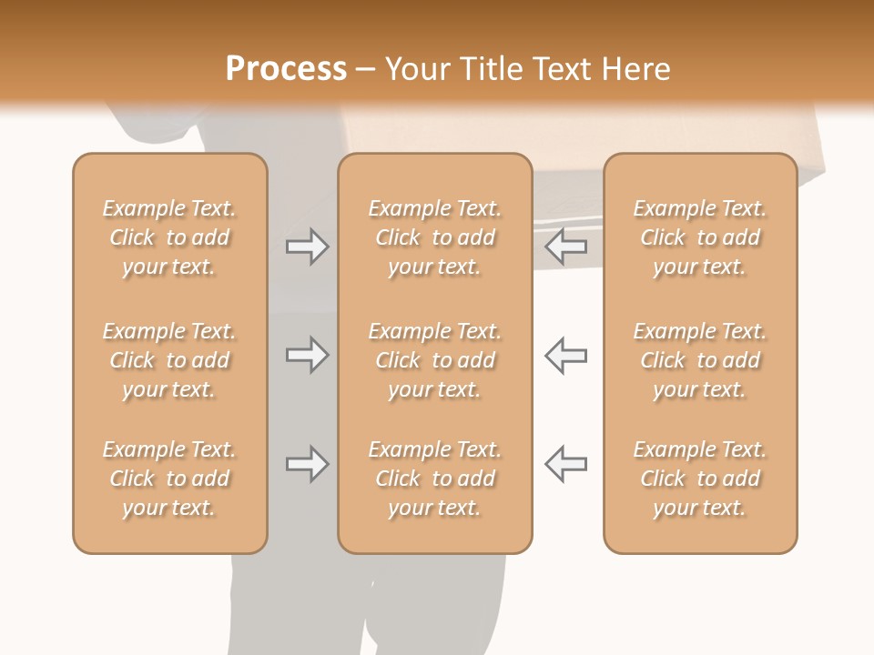 Isolated Fragile Holding PowerPoint Template