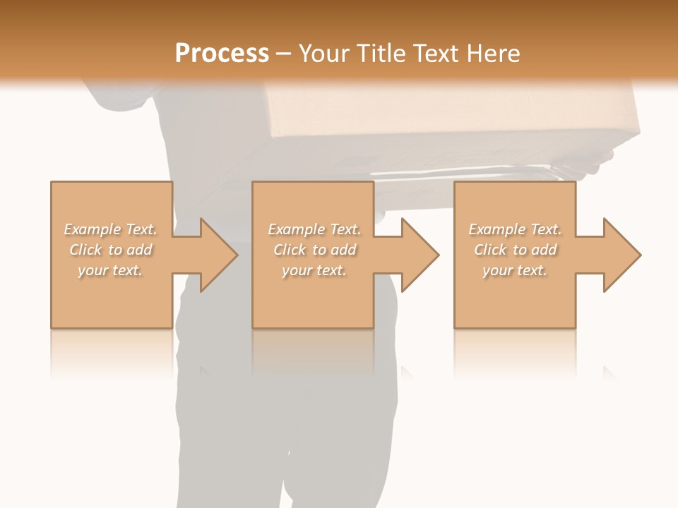 Isolated Fragile Holding PowerPoint Template