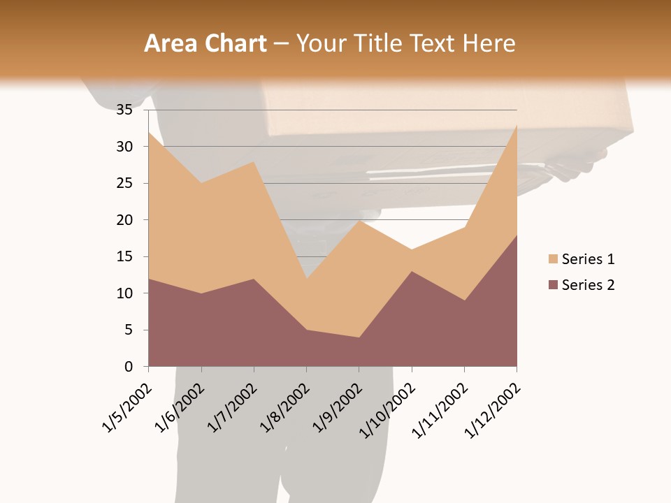 Isolated Fragile Holding PowerPoint Template