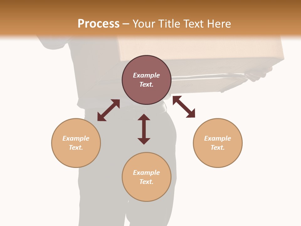 Isolated Fragile Holding PowerPoint Template