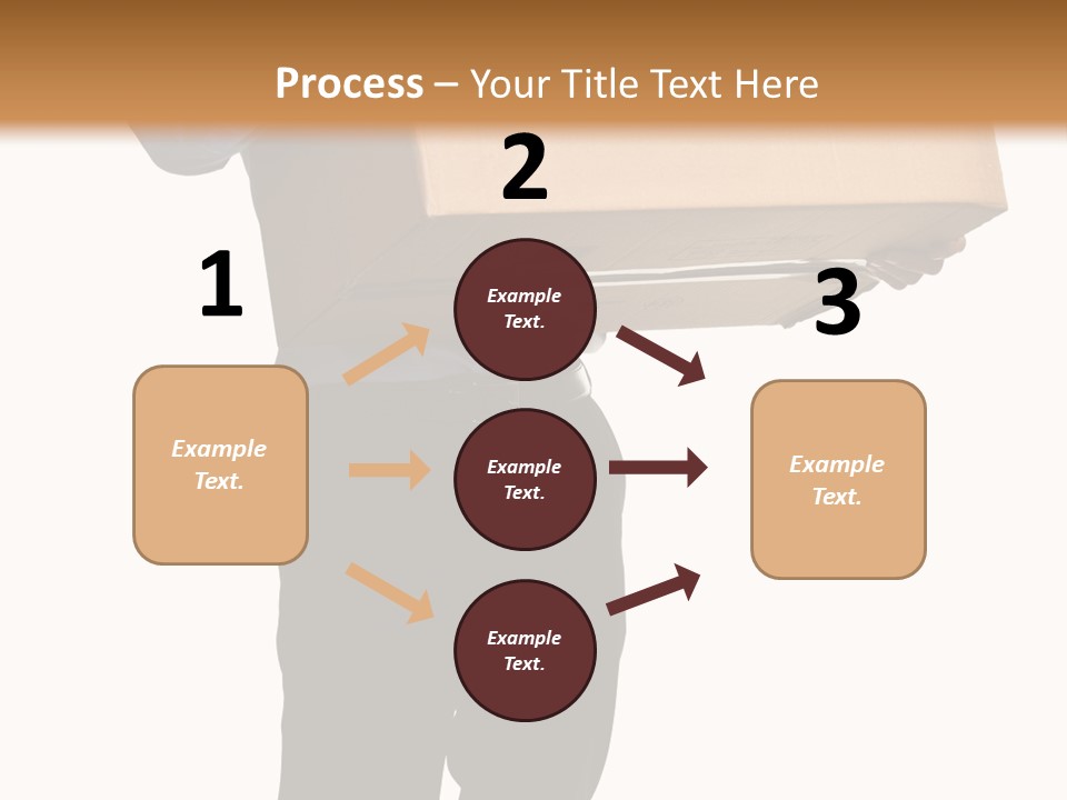 Isolated Fragile Holding PowerPoint Template