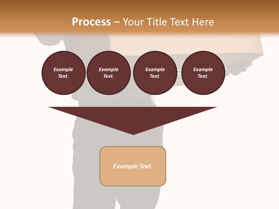 Isolated Fragile Holding PowerPoint Template