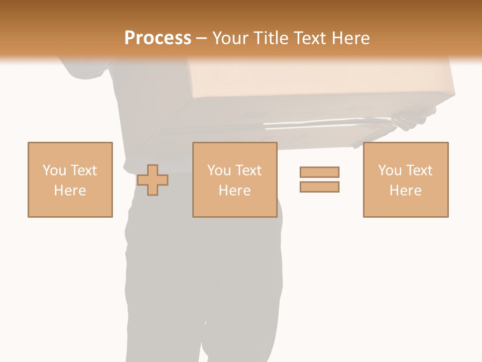 Isolated Fragile Holding PowerPoint Template
