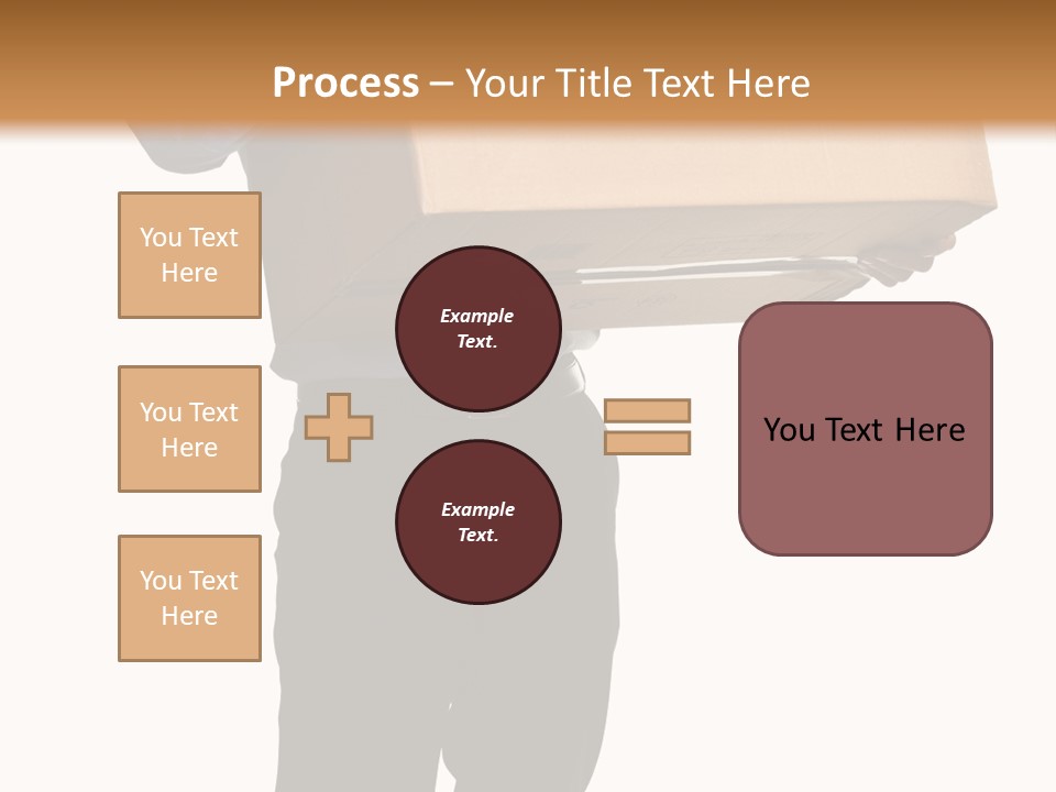 Isolated Fragile Holding PowerPoint Template